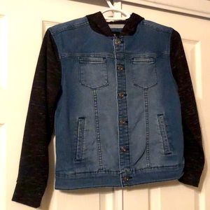 Art Class size 8/10 unisex hooded jacket denim